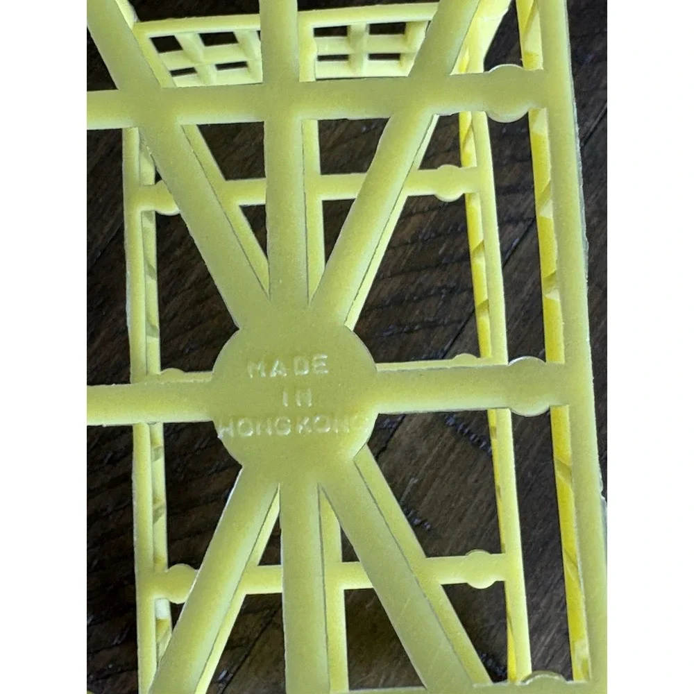 VTG Bunk Bed Crib Celluloid Baby Doll Hong Kong Furniture Plastic 60s Dollhouse‎